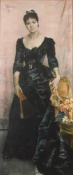 Porträt der Baronne du Mesnil